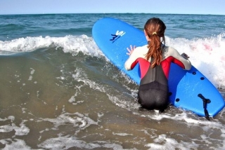 surf enfant a Hossegor